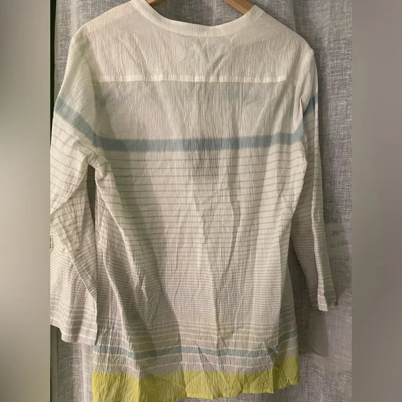 Tommy Bahama Piemonte Stripe Pullover Blouse, Size S/P - Picture 4 of 5